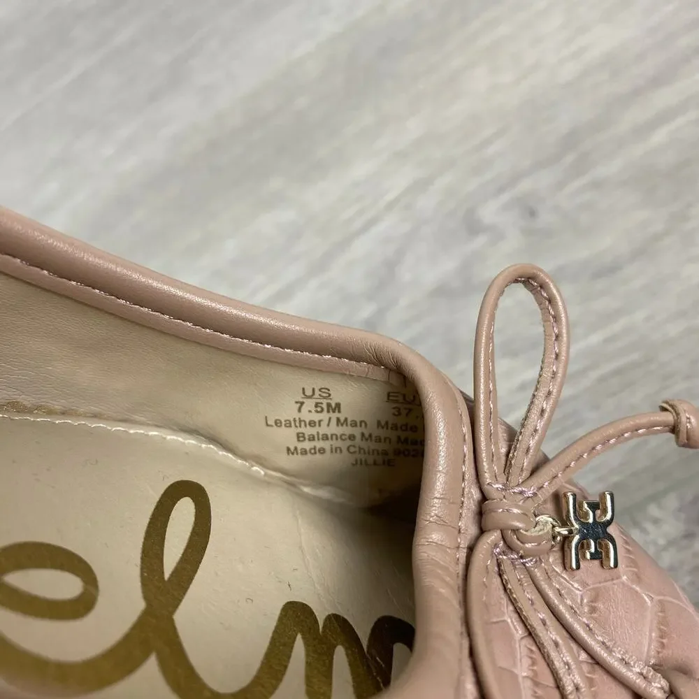 Sam Edelman Women's Quilted Ballet Flats in Nude